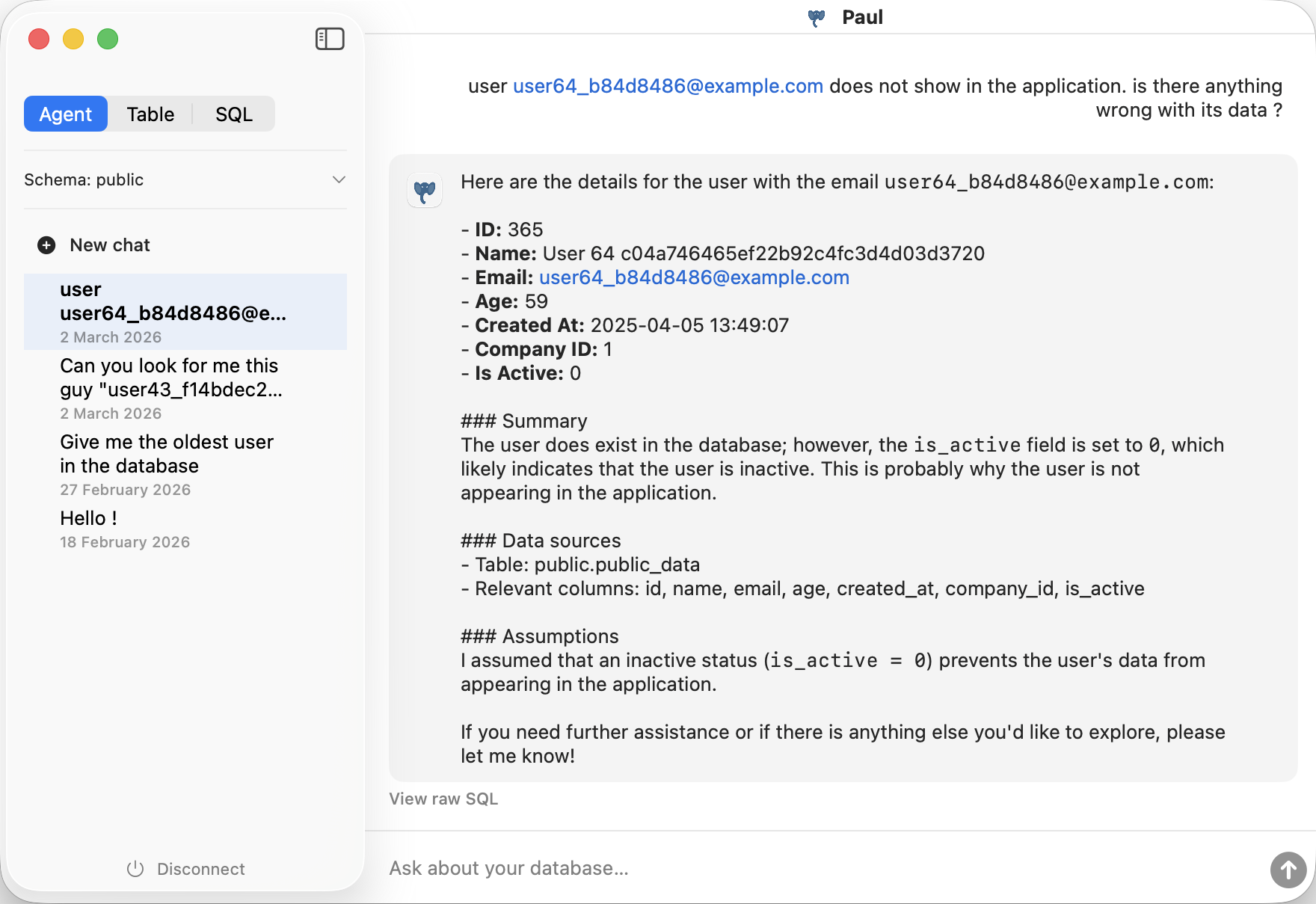 Paul &mdash; AI agent mode